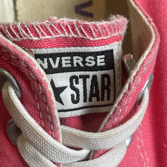 Converse Pink and White Athletic Shoes - Picture 8 of 8